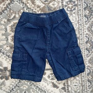 Place Blue Cargo Shorts Elastic Waistband